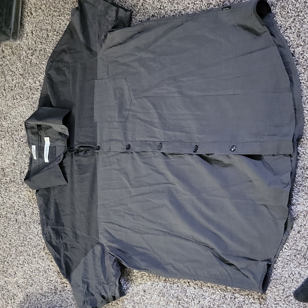 Calvin Klein Grey Button Up